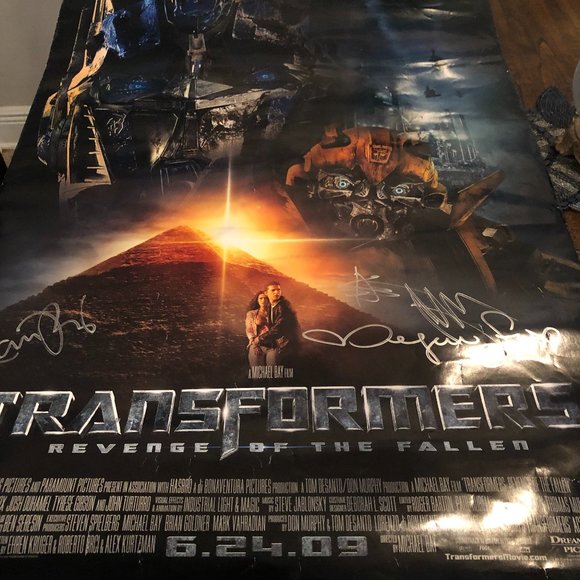 Transformers Revenge of the Fallen signed Movie poster - Picture 1 of 8